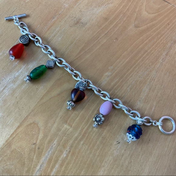 Set of Two Orange and Multi-Color Boho Bracelets (2 pieces) - Picture 11 of 12